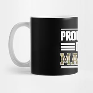 Proud Mom of a Marine Army Marine Mom Mug